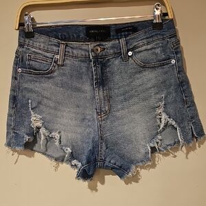Kendall & Kylie Light Blue Ripped Jean Shorts